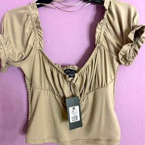 Size medium nude crop top